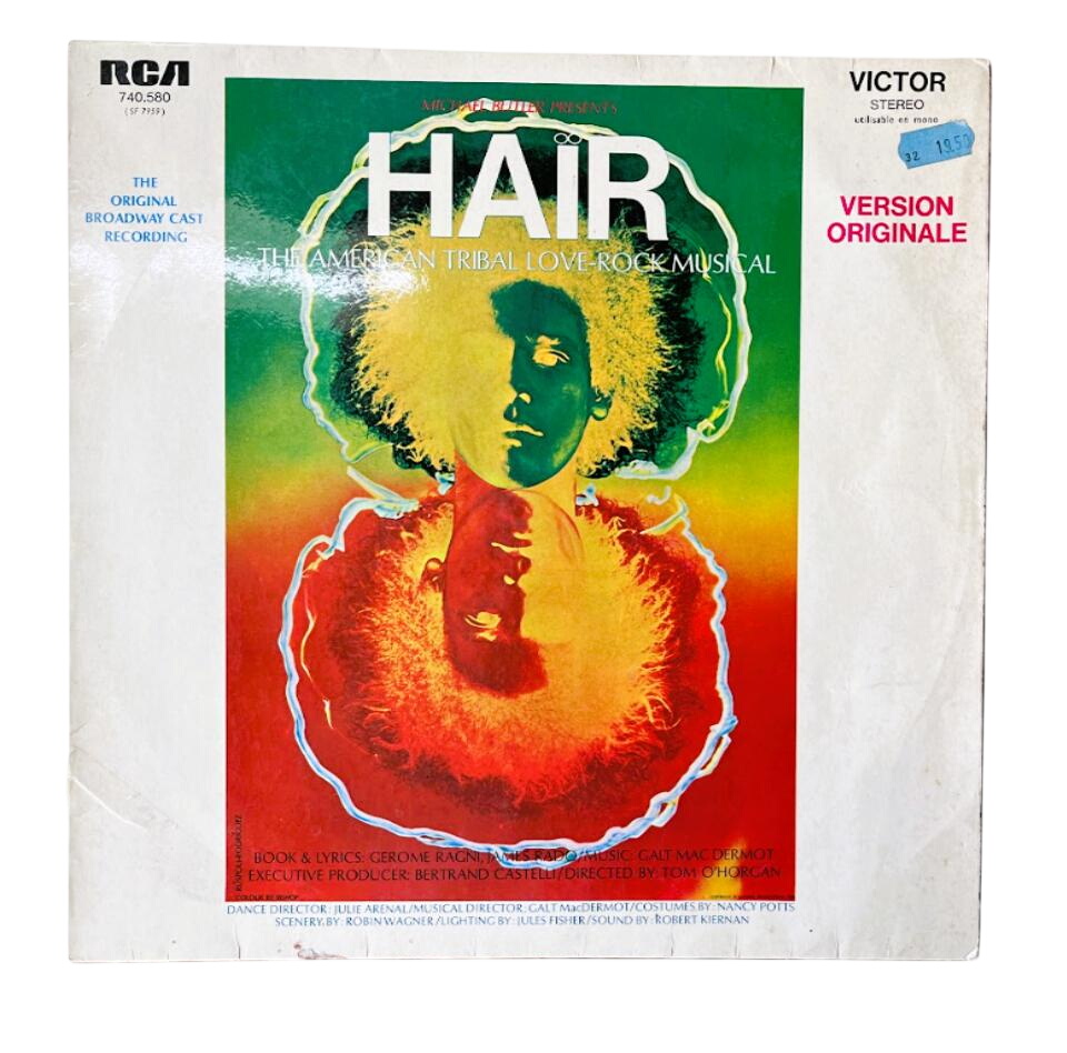 Acheter Vinyle 33 tours "Hair, The American Tribal Love-Rock Musical" Bon état - 10,50 € Vinyle 33 tours "Hair, The American Tribal Love-Rock Musical" Bon état reconditionné disponible sur Label Emmaüs