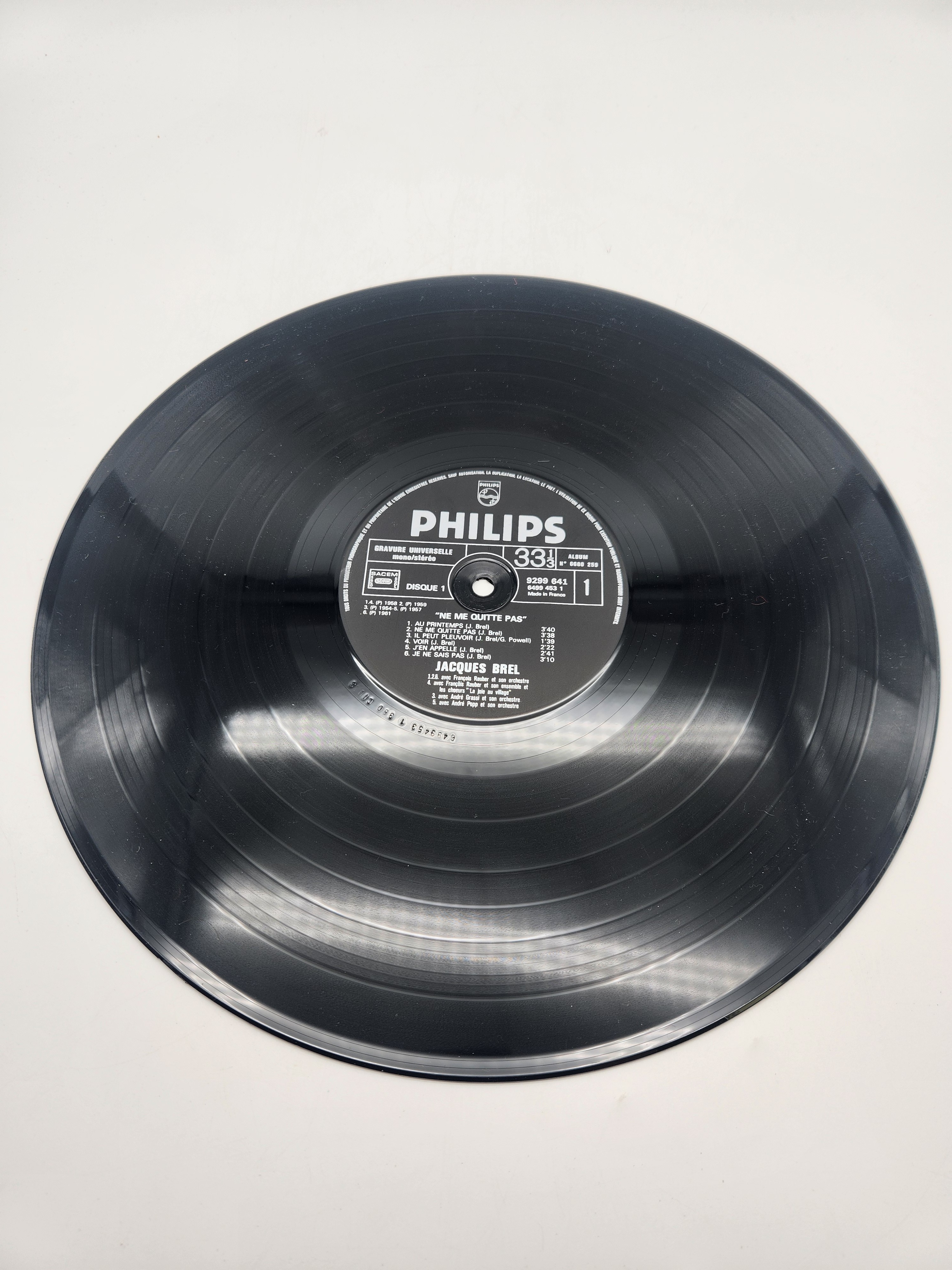 Voir photo 8 de Vinyle 33 Tours - Jacques Brel succès en 2 disques (Ne Me Quitte Pas) Années 70 Vinyle 33 Tours - Jacques Brel succès en 2 disques (Ne Me Quitte Pas) Années 70 Très bon état reconditionné photo 8