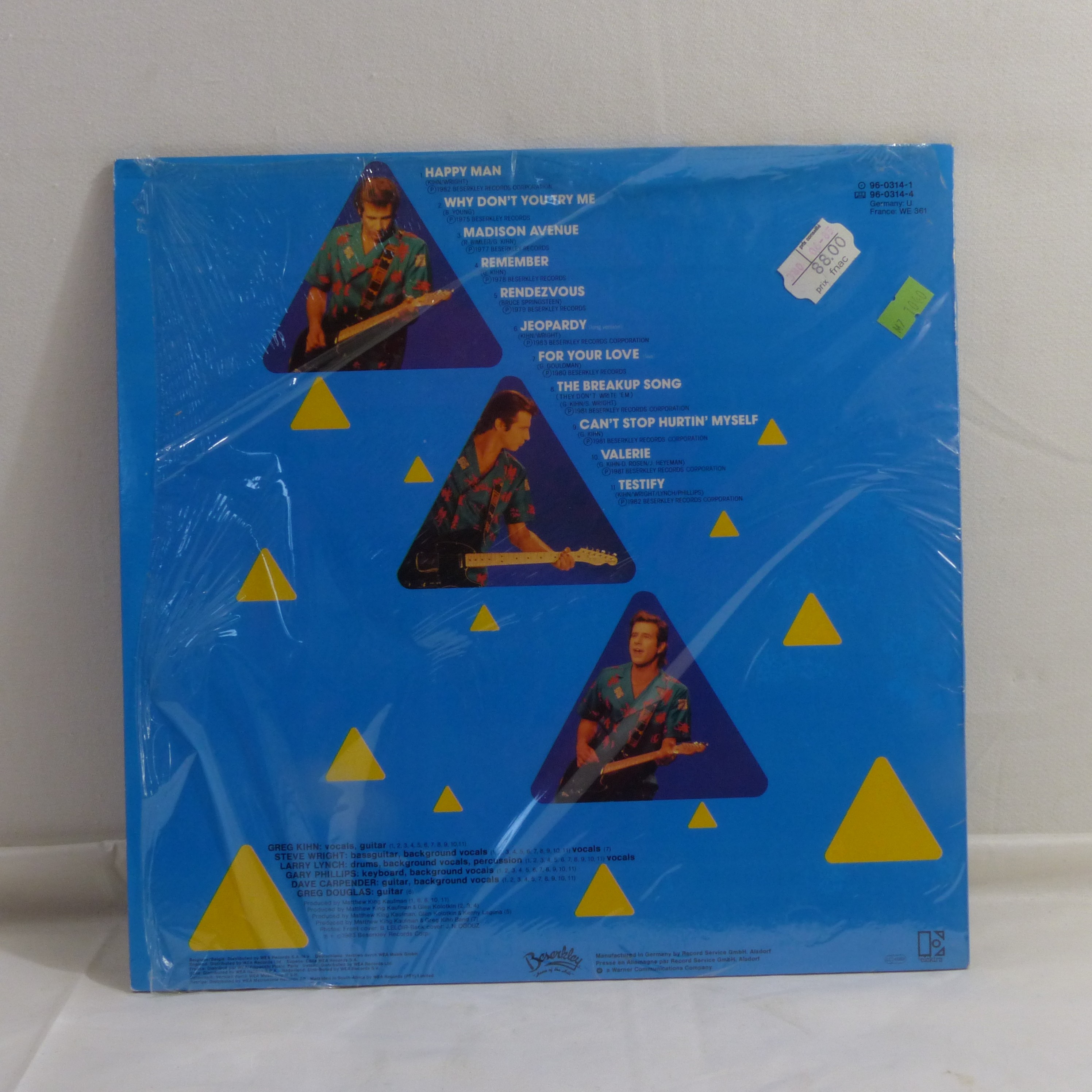 Voir photo 2 de Vinyle 33T Greg Kihn Band / Greg Kihn Band - Beserkley 1983 Vinyle 33T Greg Kihn Band / Greg Kihn Band - Beserkley 1983 Bon état reconditionné photo 2