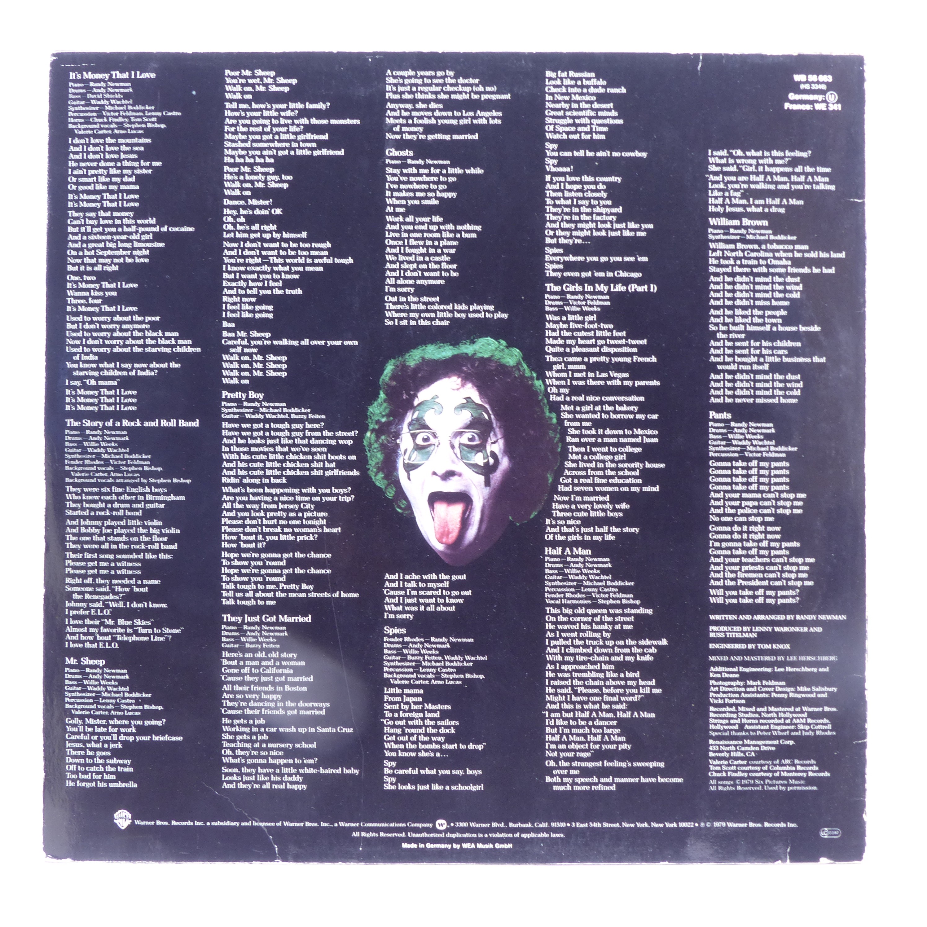 Voir photo 2 de Vinyle 33T Randy Newman / Born Again - Warner Bros Records 1979 Vinyle 33T Randy Newman / Born Again - Warner Bros Records 1979 Bon état reconditionné photo 2