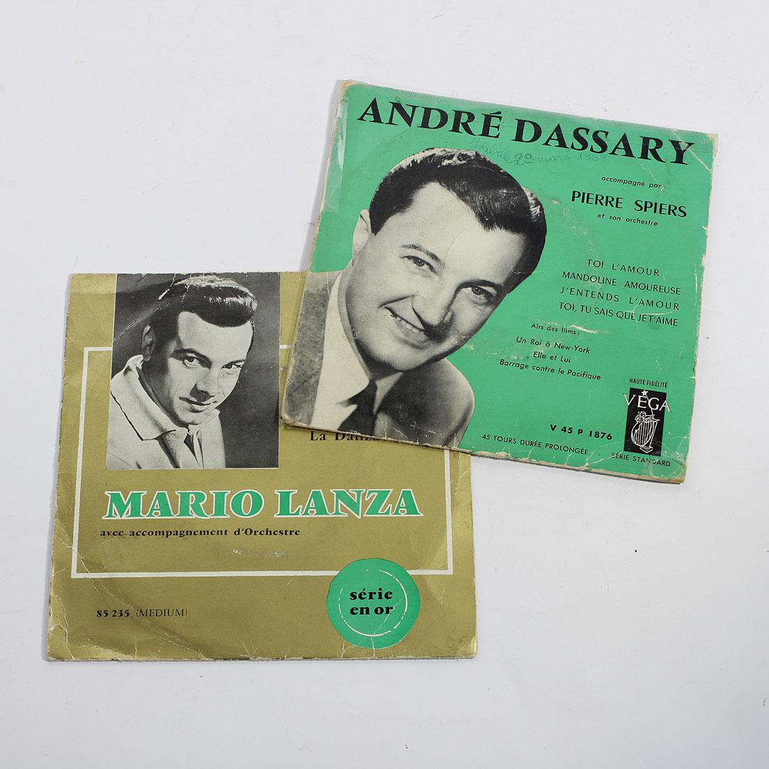 Acheter Vinyle 45 tours André Dassary et Mario Lanza État correct - 10,00 € Vinyle 45 tours André Dassary et Mario Lanza État correct reconditionné disponible sur Label Emmaüs