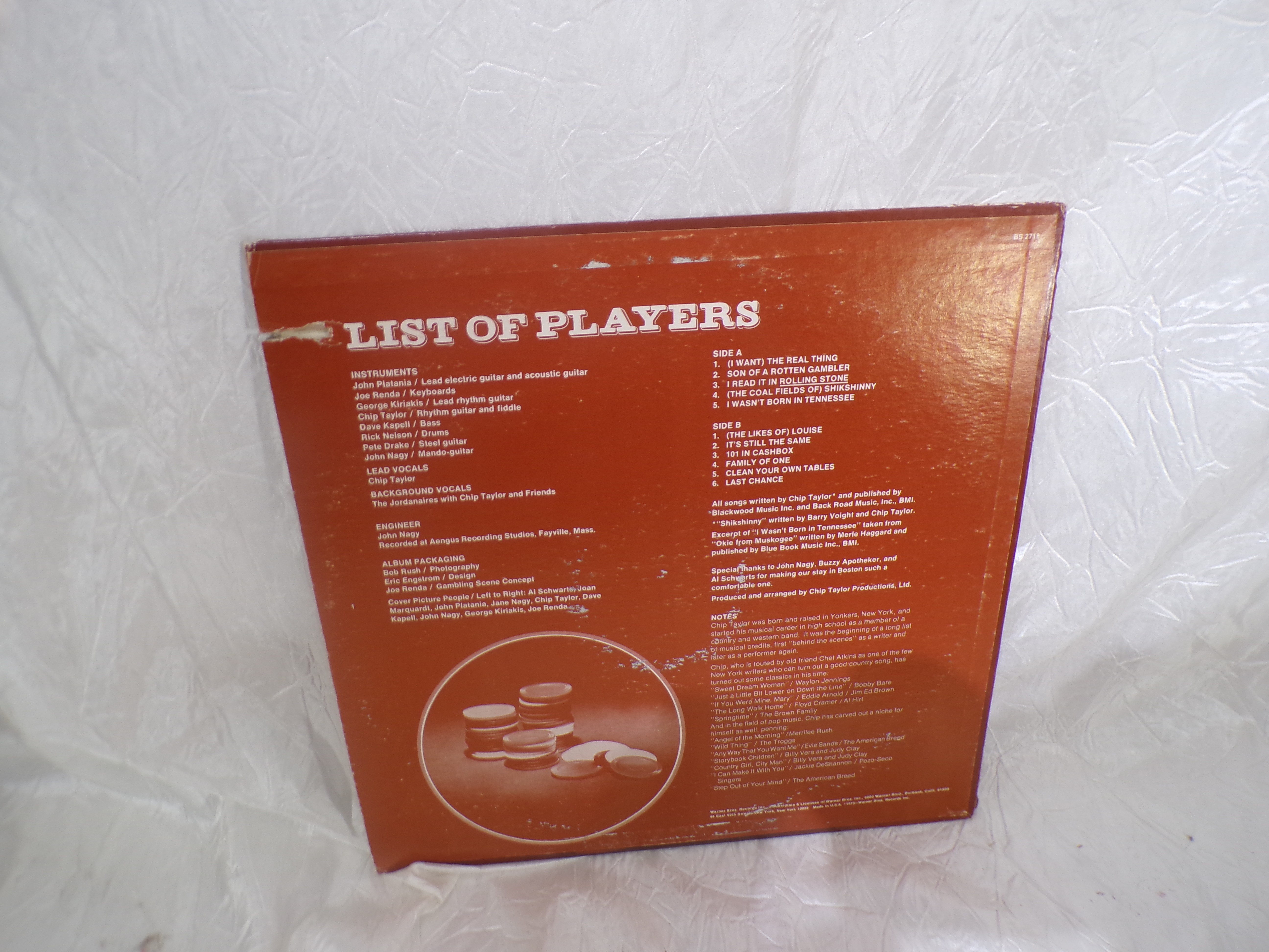 Voir photo 2 de Vinyle Chip Taylor "Last Chance" Vinyle Chip Taylor "Last Chance" Très bon état reconditionné photo 2