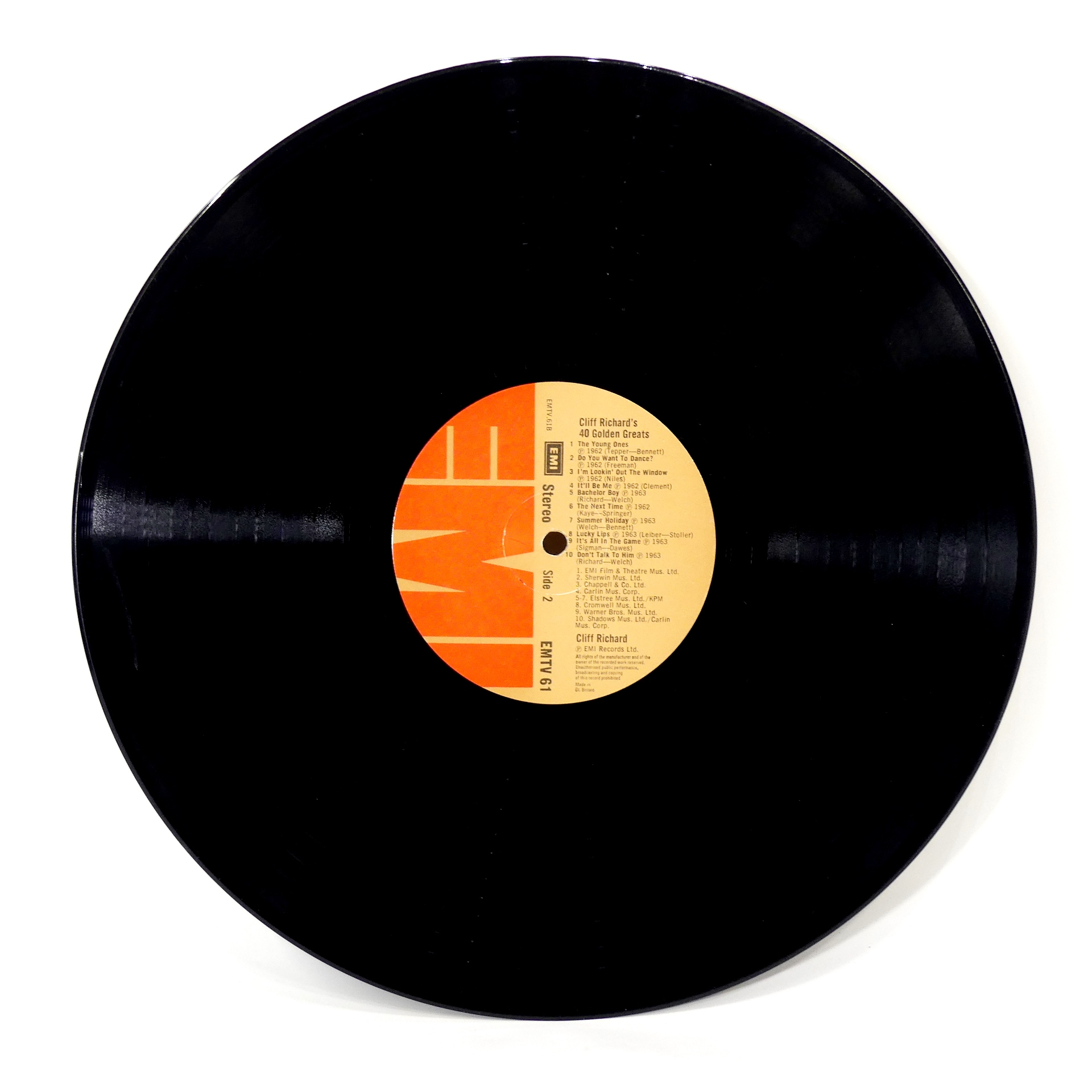 Voir photo 2 de Vinyle - Cliff Richard - 40 Golden Greats Vinyle - Cliff Richard - 40 Golden Greats Bon état reconditionné photo 2