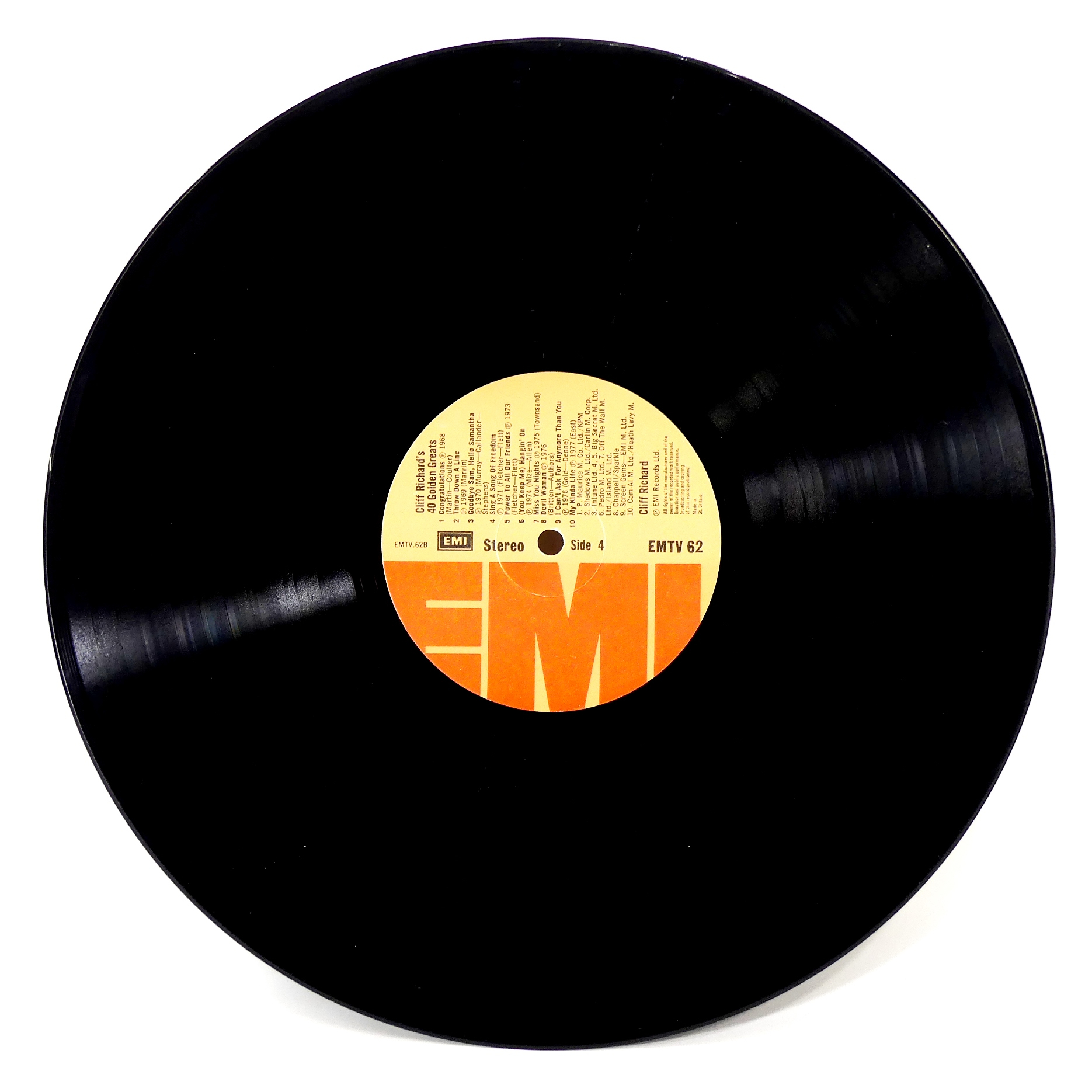 Voir photo 6 de Vinyle - Cliff Richard - 40 Golden Greats Vinyle - Cliff Richard - 40 Golden Greats Bon état reconditionné photo 6