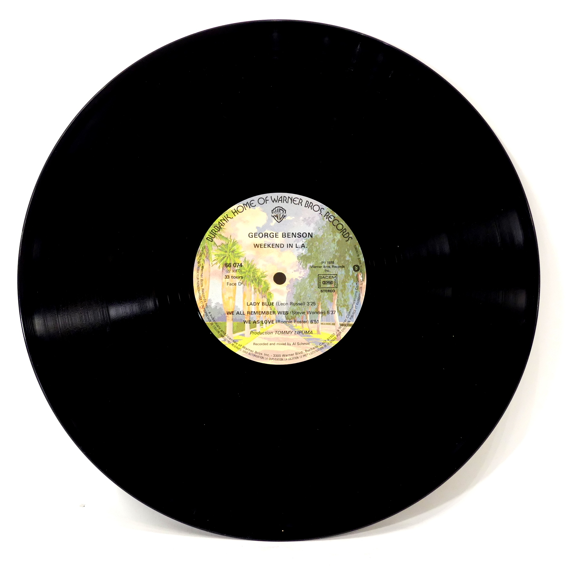 Voir photo 2 de Vinyle - Georges Benson - Weekend in L.A. Vinyle - Georges Benson - Weekend in L.A. Bon état reconditionné photo 2