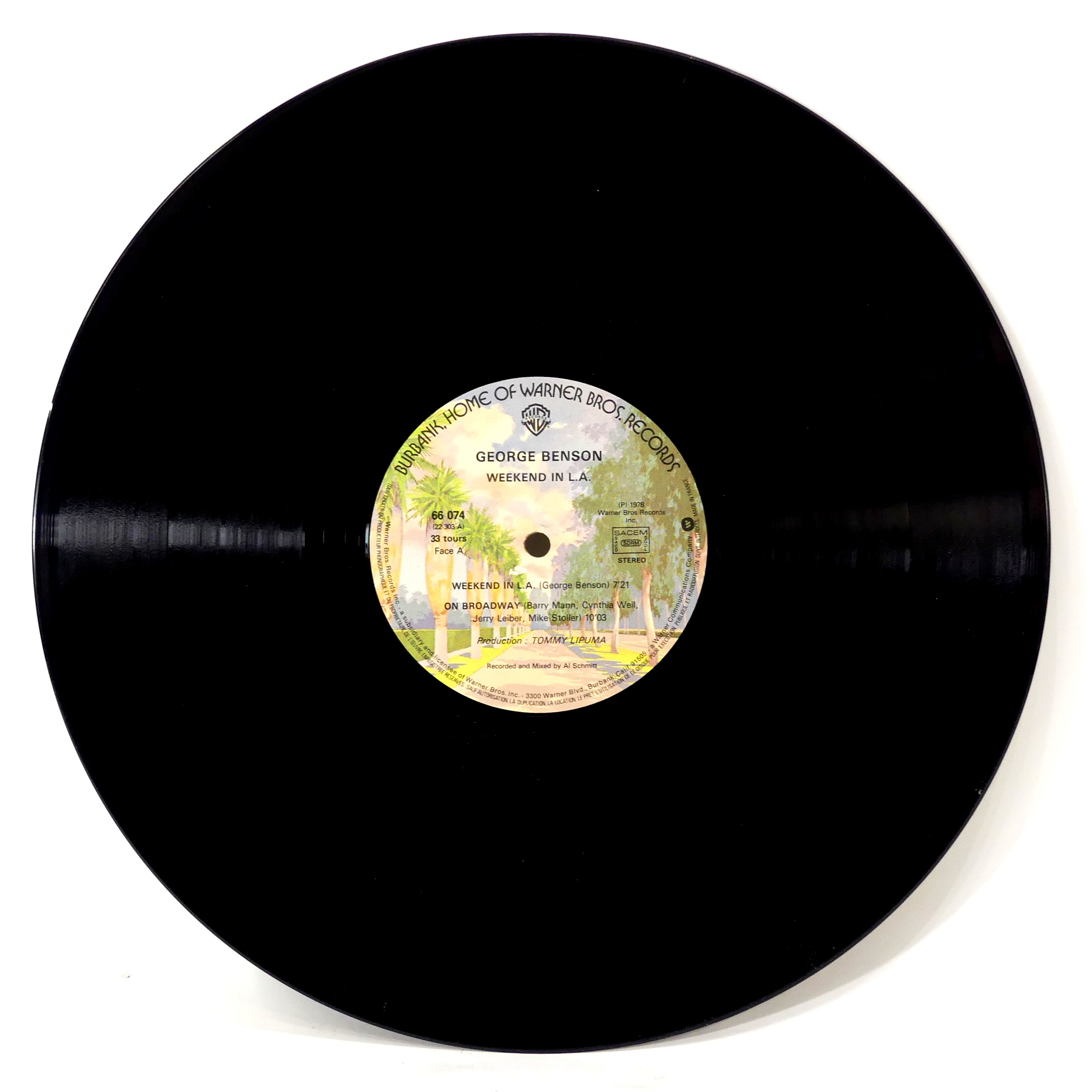 Voir photo 3 de Vinyle - Georges Benson - Weekend in L.A. Vinyle - Georges Benson - Weekend in L.A. Bon état reconditionné photo 3