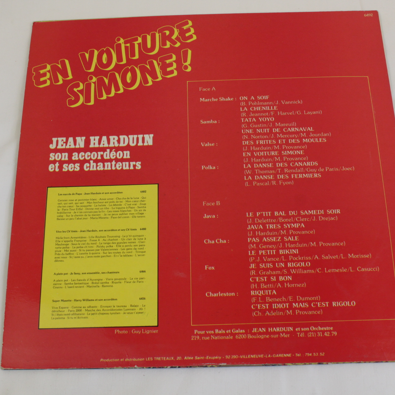 Voir photo 3 de Vinyle : Jean Harduin et son orchestre Vinyle : Jean Harduin et son orchestre Très bon état reconditionné photo 3