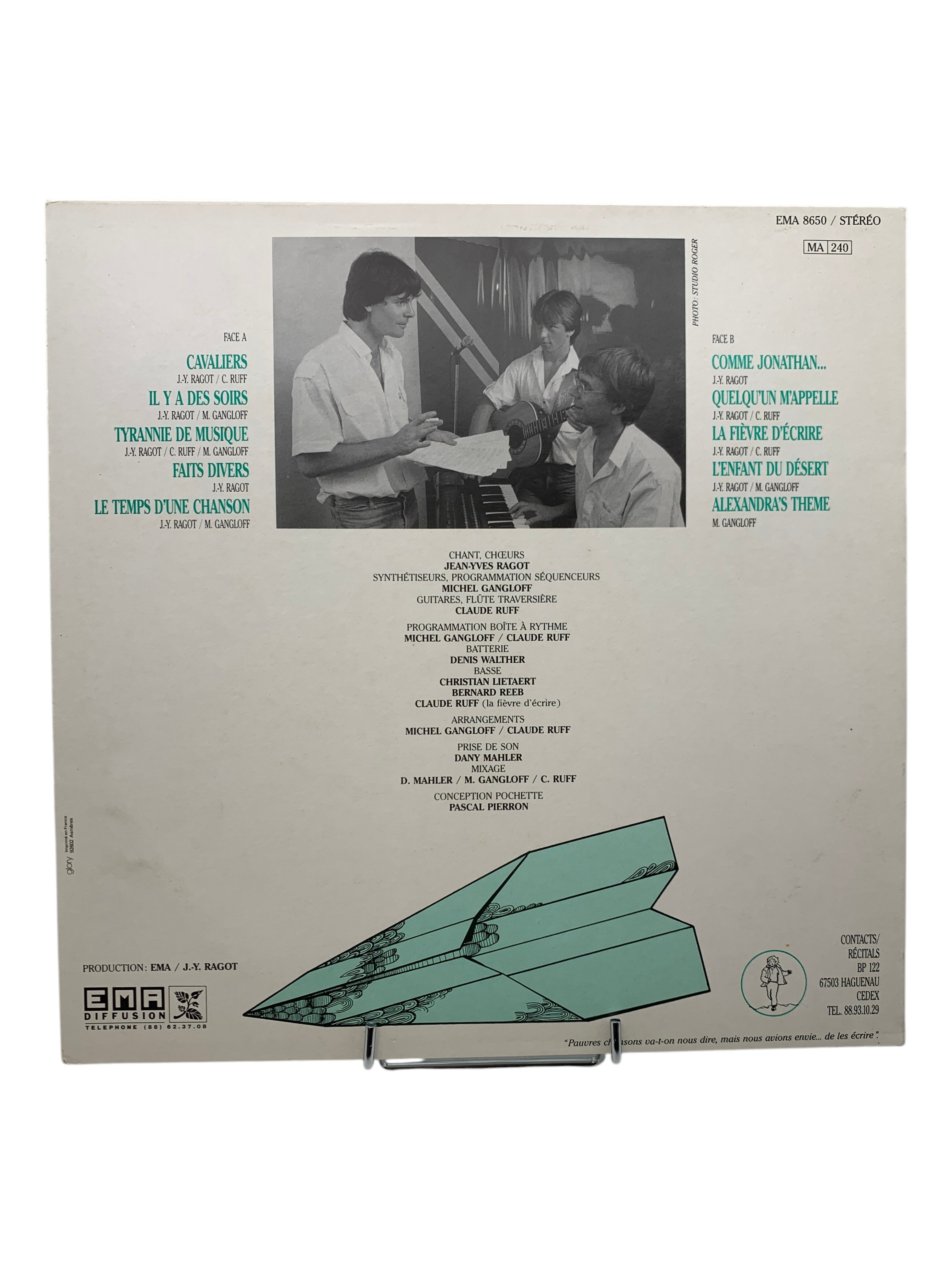 Voir photo 2 de Vinyle - Jean-Yves Ragot Vinyle - Jean-Yves Ragot Très bon état reconditionné photo 2