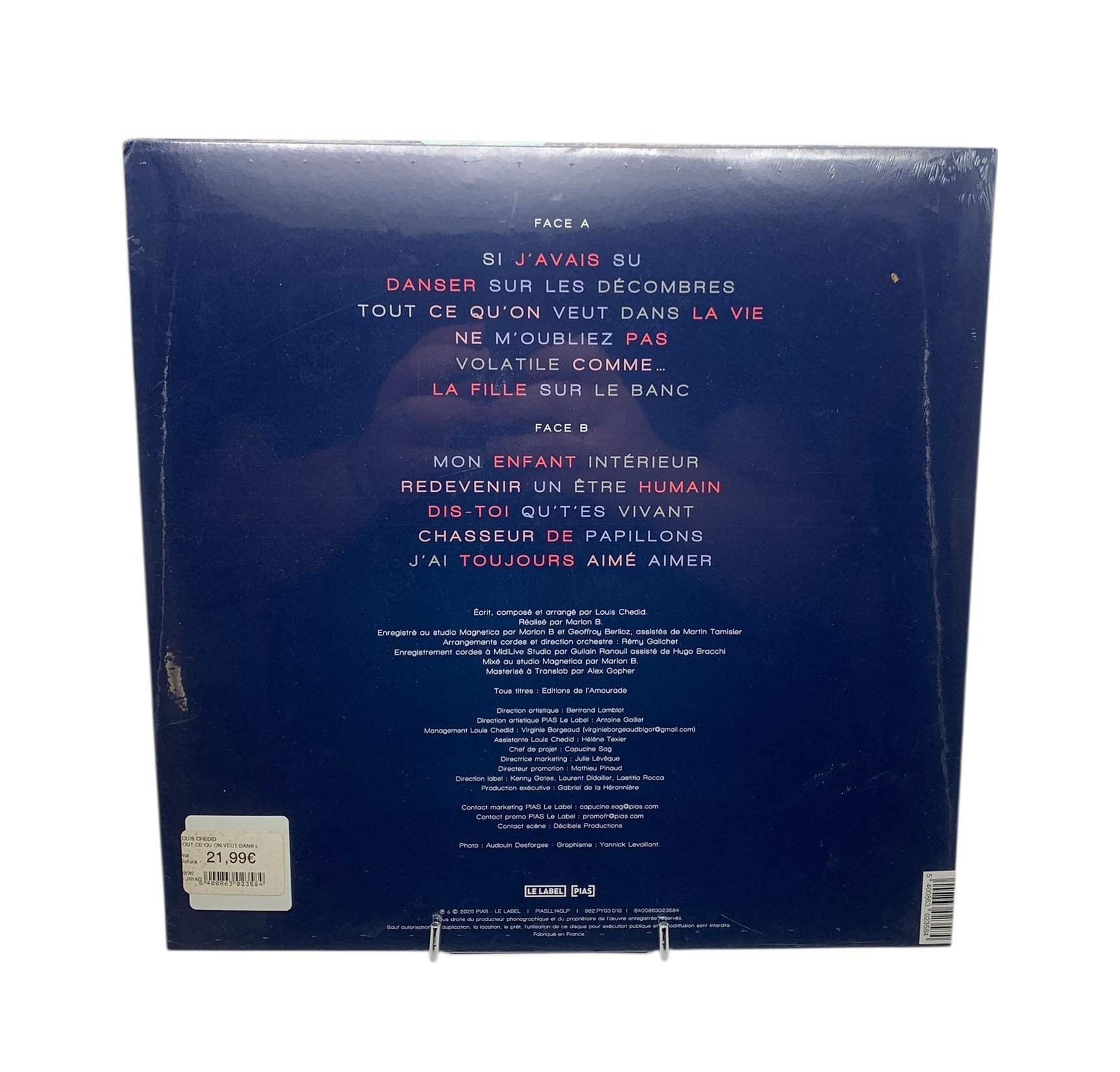 Voir photo 2 de Vinyle. Louis Chedid, Tout ce qu'on veut dans la vie Vinyle. Louis Chedid, Tout ce qu'on veut dans la vie Parfait état reconditionné photo 2