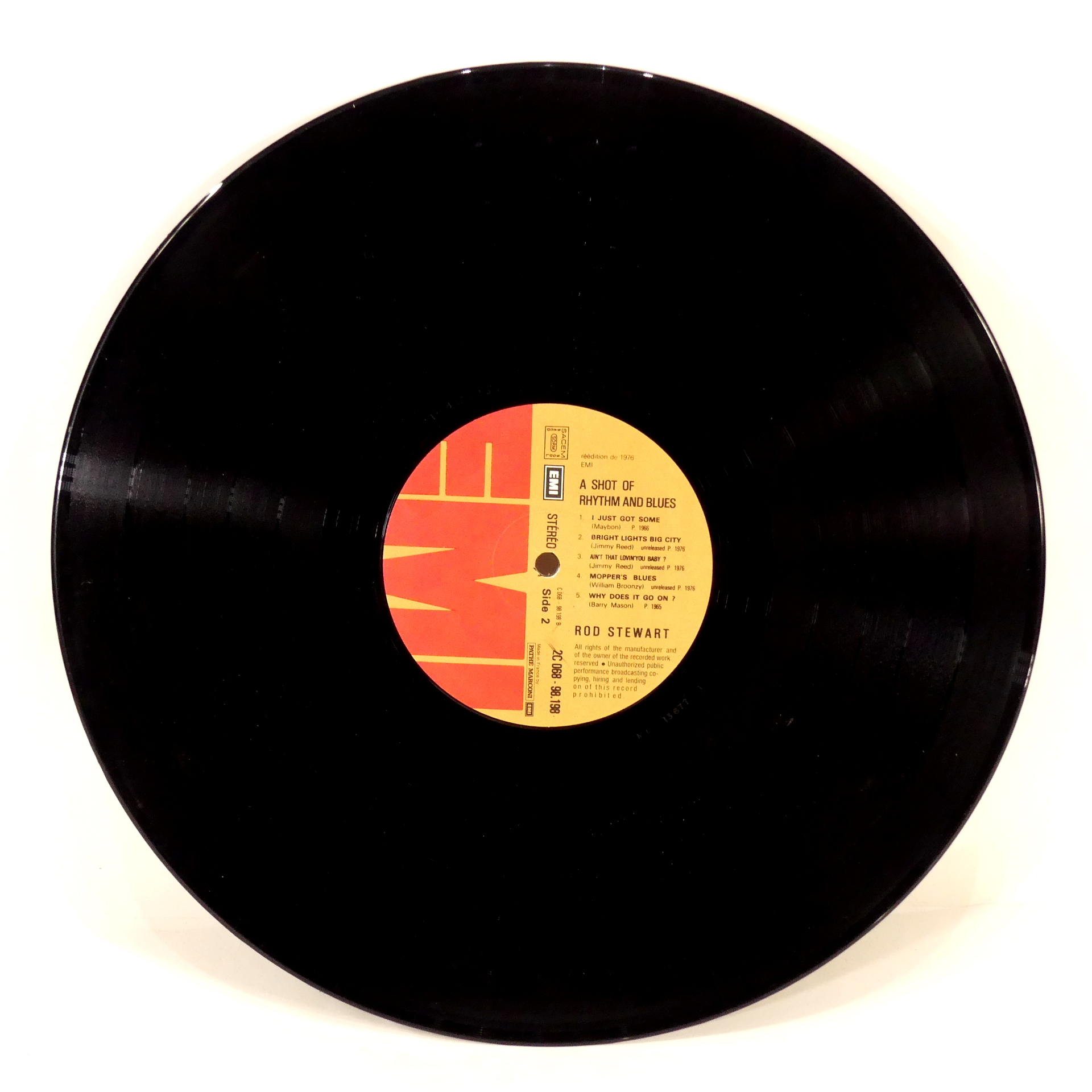 Voir photo 4 de Vinyle - Rod Stewart - A Shot of Rythm and Blues - 1976 Vinyle - Rod Stewart - A Shot of Rythm and Blues - 1976 Bon état reconditionné photo 4