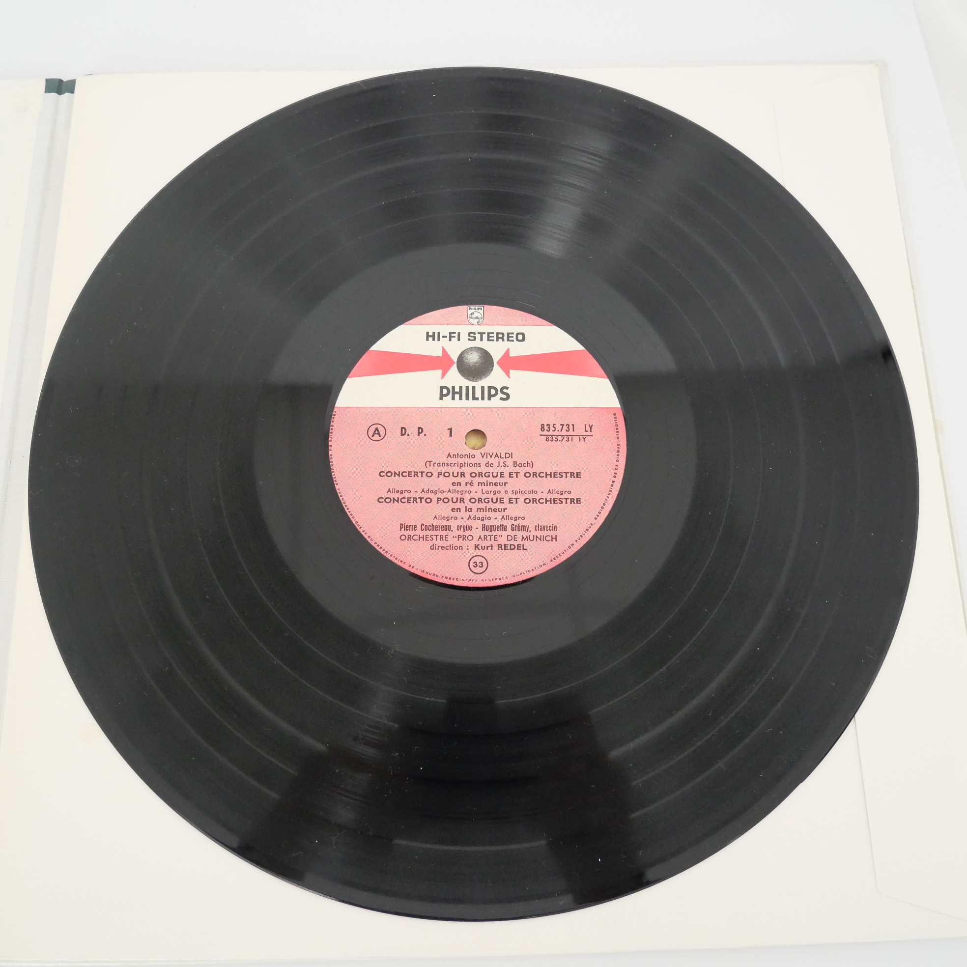 Voir photo 2 de Vinyle Vivaldi à Notre Dame de Paris 1964 Vinyle Vivaldi à Notre Dame de Paris 1964 reconditionné photo 2