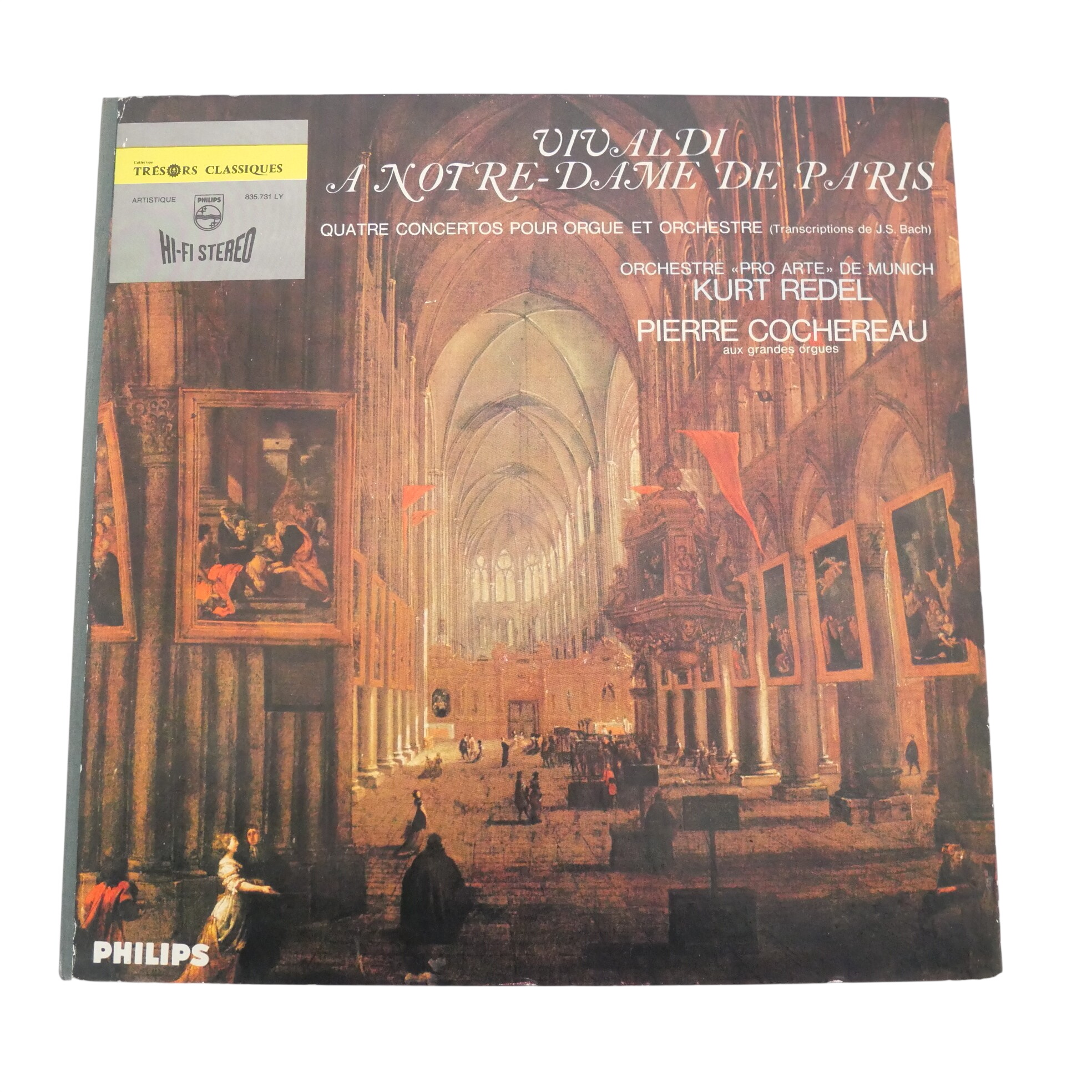 Acheter Vinyle Vivaldi à Notre Dame de Paris 1964 - 11,90 € Vinyle Vivaldi à Notre Dame de Paris 1964 reconditionné disponible sur Label Emmaüs