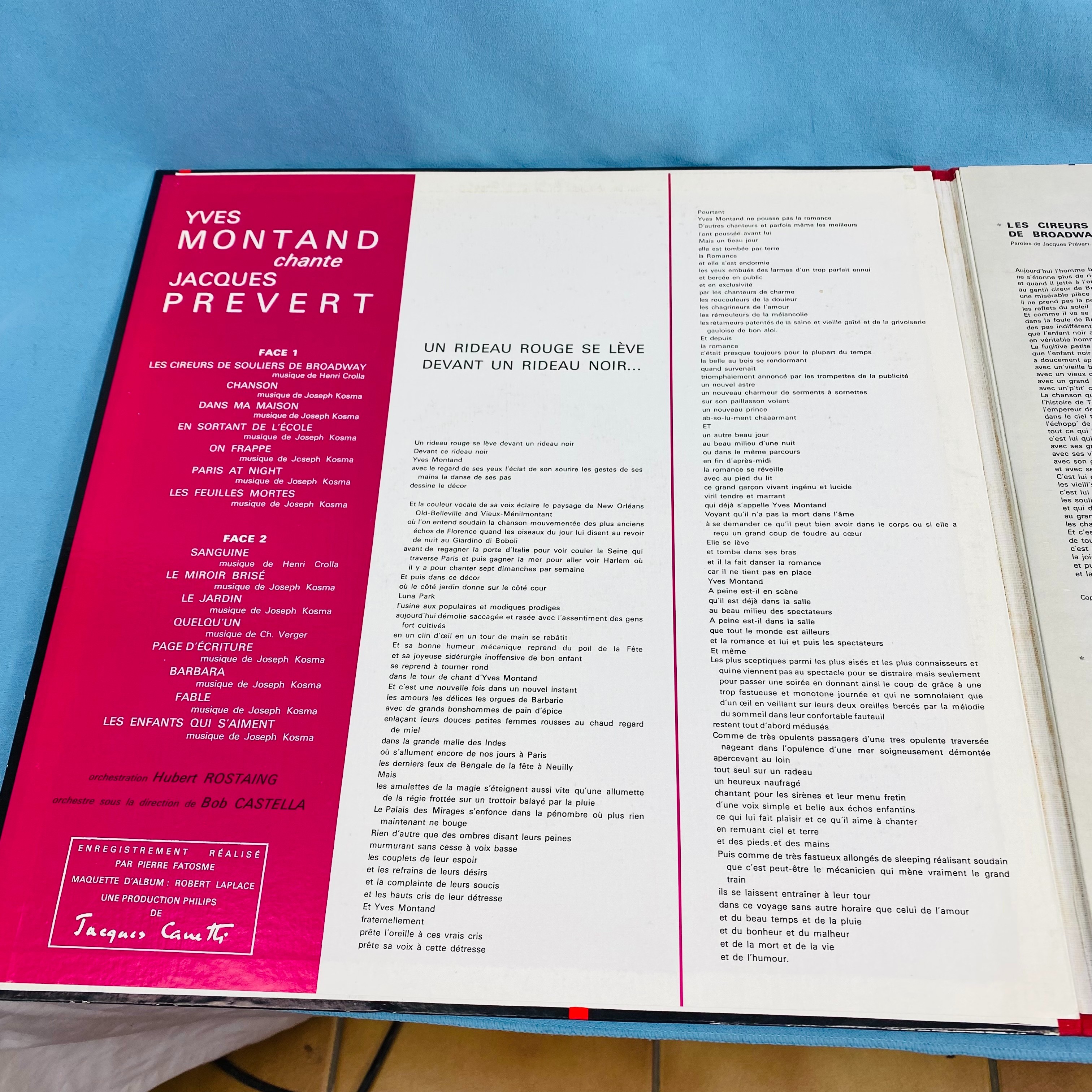 Voir photo 4 de Vinyle Yves Montand Vinyle Yves Montand Bon état reconditionné photo 4