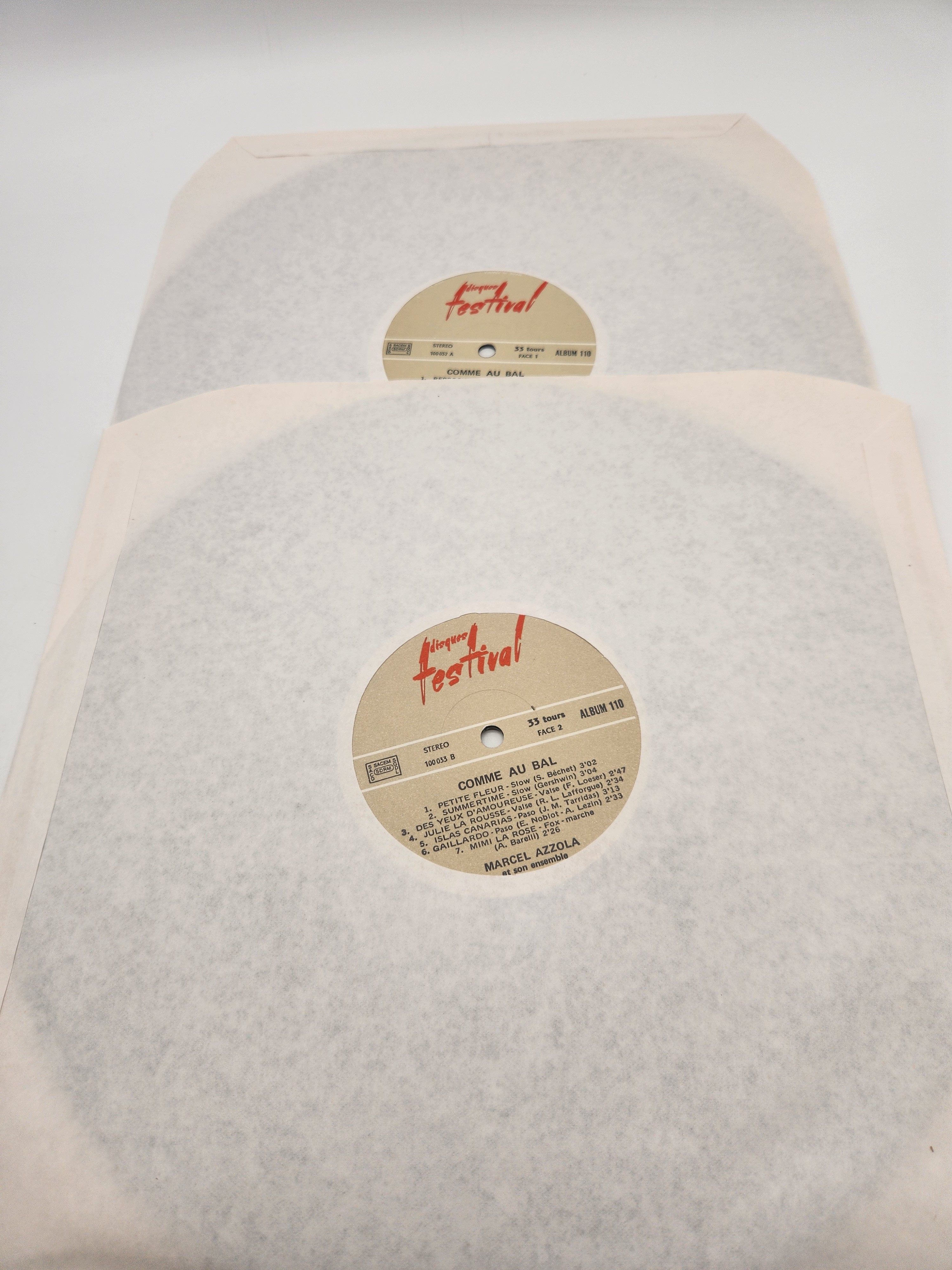 Voir photo 3 de Vinyles 33 Tours - Comme au Bal de Marcel Azzola Vinyles 33 Tours - Comme au Bal de Marcel Azzola Très bon état reconditionné photo 3