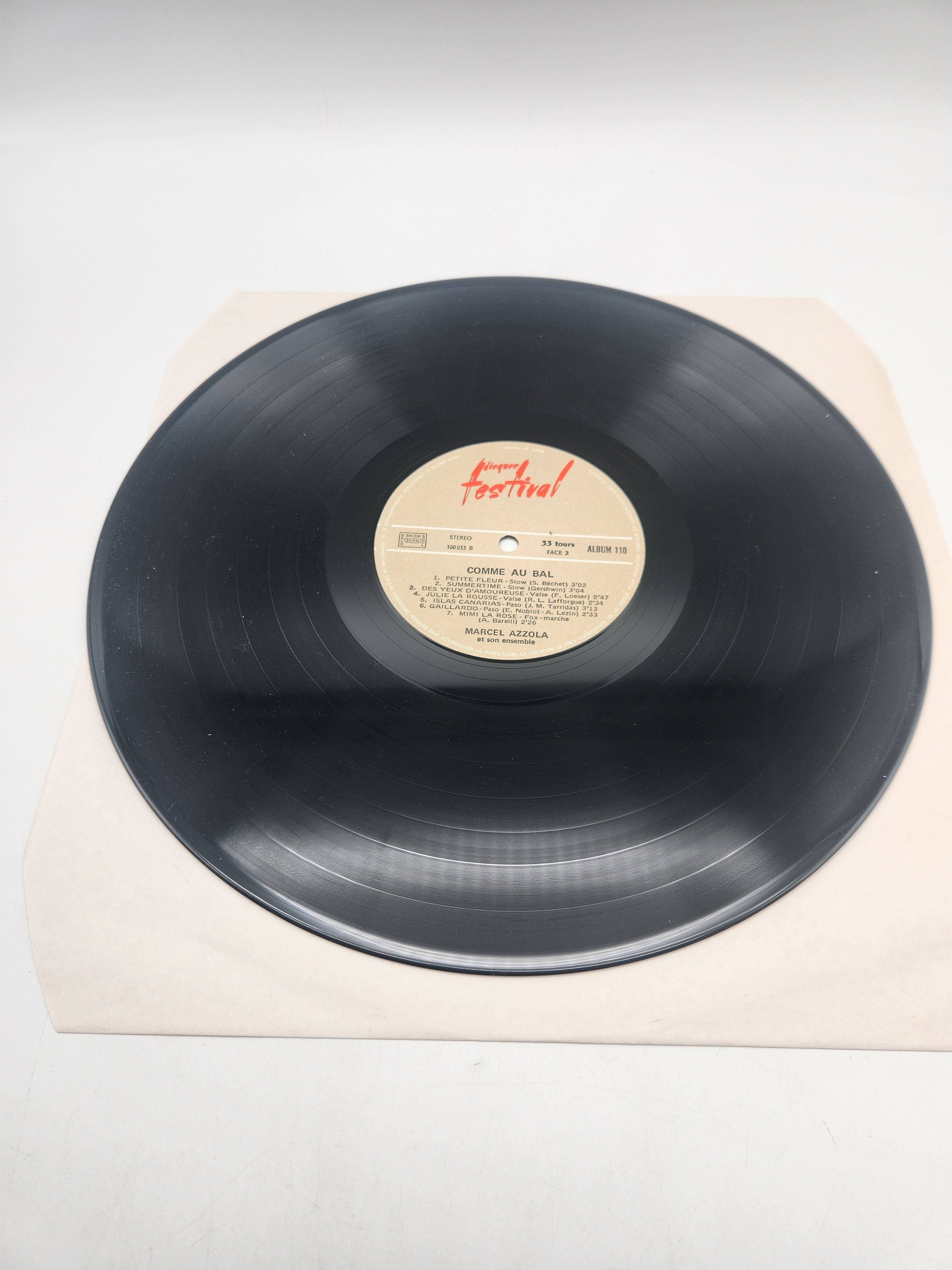 Voir photo 7 de Vinyles 33 Tours - Comme au Bal de Marcel Azzola Vinyles 33 Tours - Comme au Bal de Marcel Azzola Très bon état reconditionné photo 7
