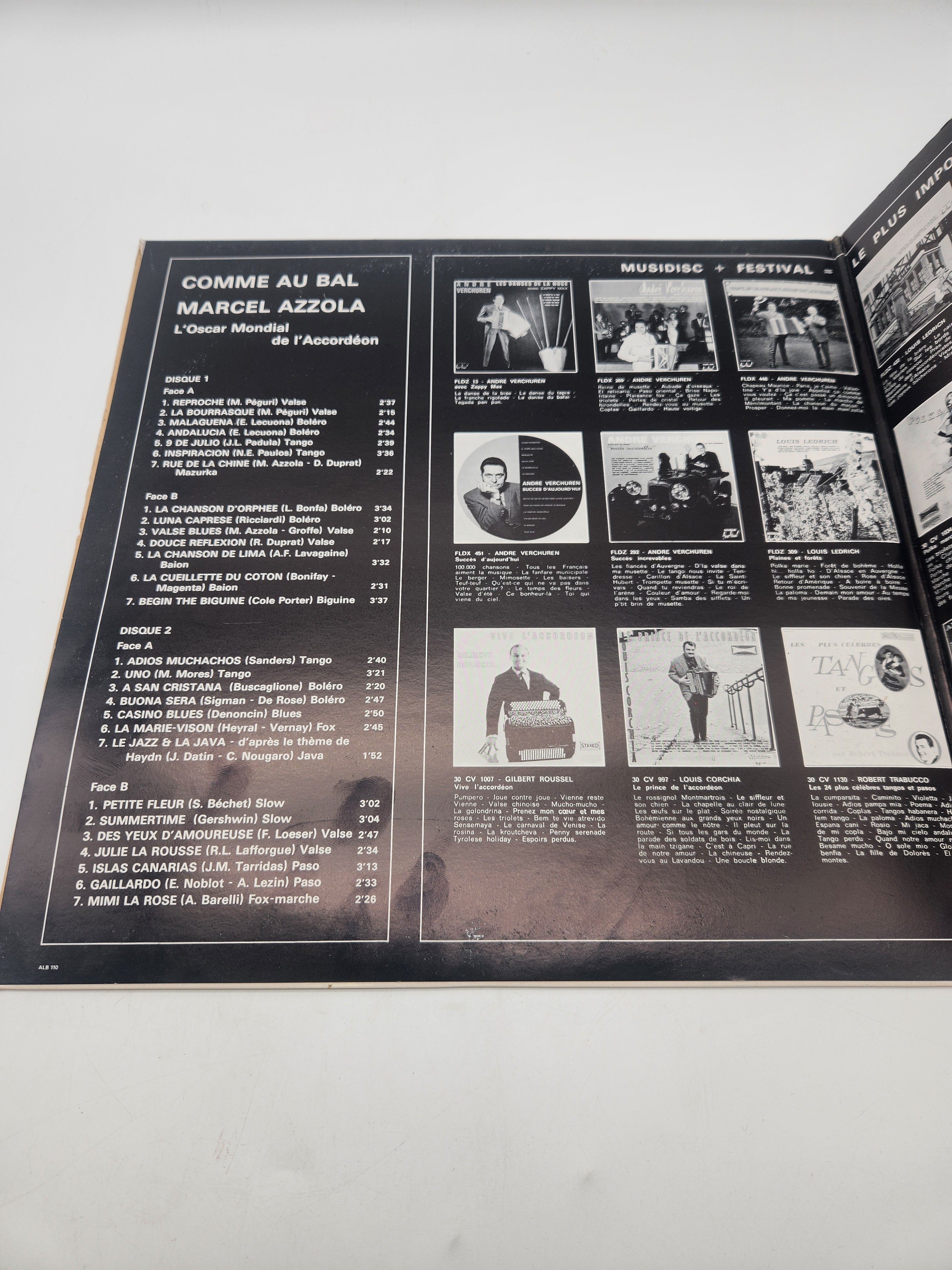 Voir photo 8 de Vinyles 33 Tours - Comme au Bal de Marcel Azzola Vinyles 33 Tours - Comme au Bal de Marcel Azzola Très bon état reconditionné photo 8