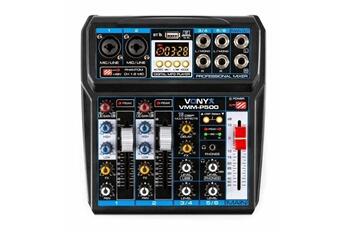 VMM-P500 - Table de mixage 4 canaux, Technologie Bluetooth, MP3/USB, 16 effets digitaux, Entrées microphones Très bon état Vonyx reconditionné disponible sur Darty | Dero