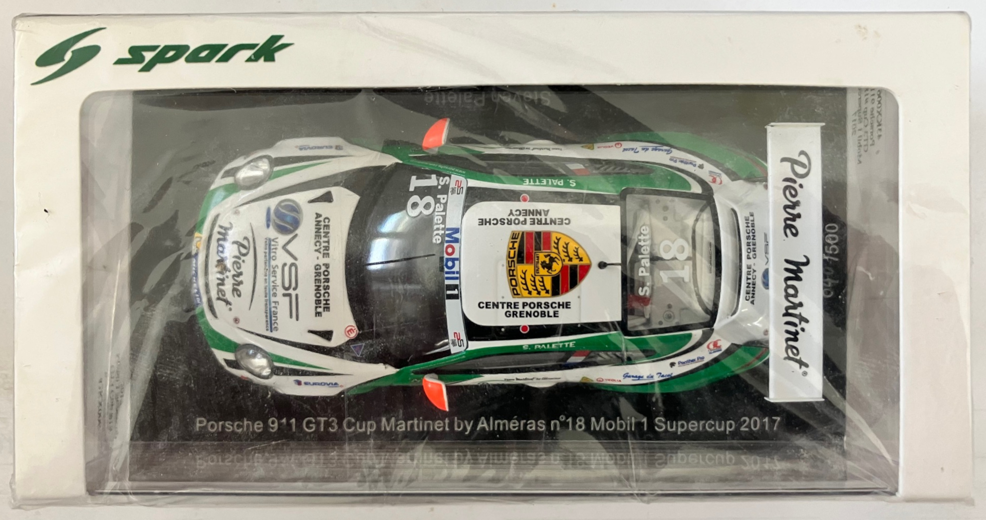 Voir photo 3 de Voiture de collection Porsche 911 GT3 Cup - Sparkmodel Voiture de collection Porsche 911 GT3 Cup - Sparkmodel Très bon état reconditionné photo 3