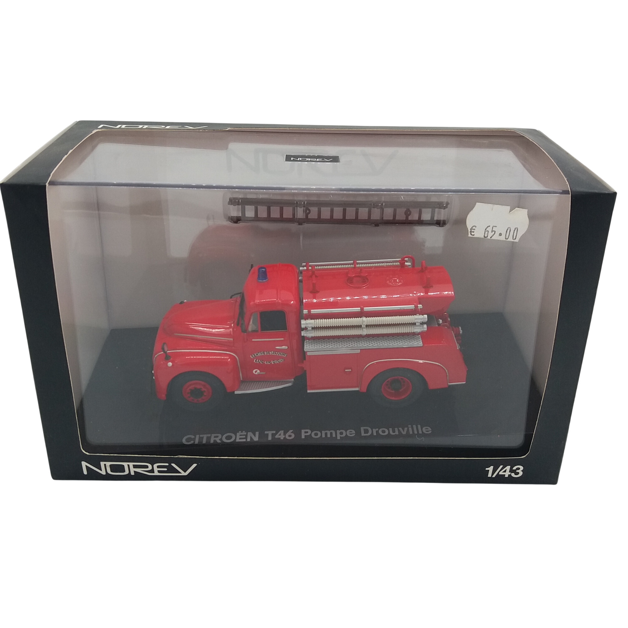 Voiture miniature. CITROËN T 46 Pompe DROUVILLE. Secours de LUC EN DIOIS 26. Métal. Rouge. NOREV estampillé dessous. 1/43. Très bon état - 53,00 € Voiture miniature. CITROËN T 46 Pompe DROUVILLE. Secours de LUC EN DIOIS 26. Métal. Rouge. NOREV estampillé dessous. 1/43. Très bon état reconditionné disponible sur Label Emmaüs