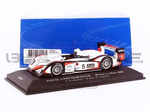 Voiture Miniature de Collection IXO 1-43 - AUDI R8 - Winner Le Mans 2004 - White / Red / Black - LM2004 - Metal État correct N/A reconditionné disponible sur Fnac | Dero