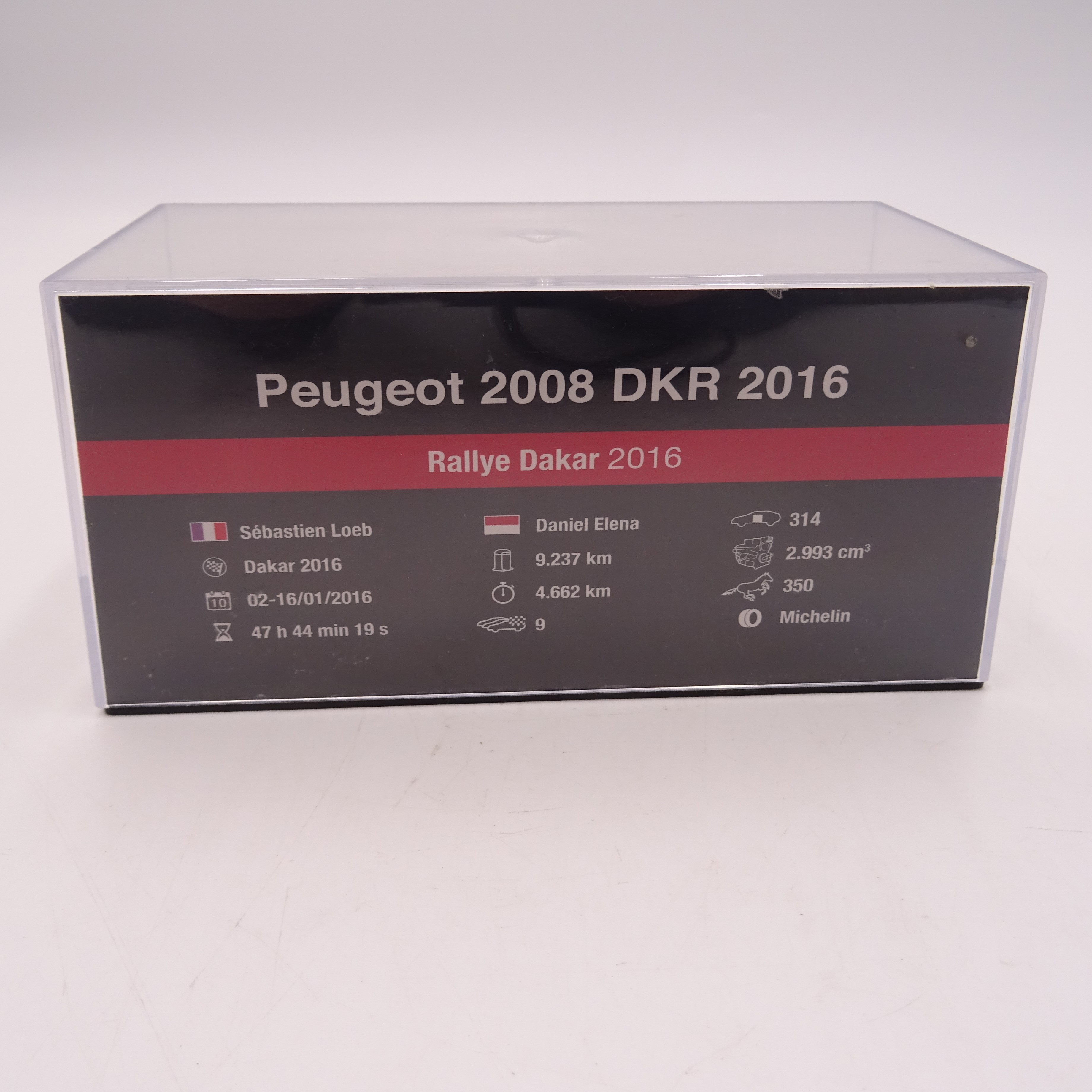 Voir photo 2 de Voiture miniature de Sébastien Loeb - Peugeot 2008 Dakar 2016 Voiture miniature de Sébastien Loeb - Peugeot 2008 Dakar 2016 Bon état reconditionné photo 2
