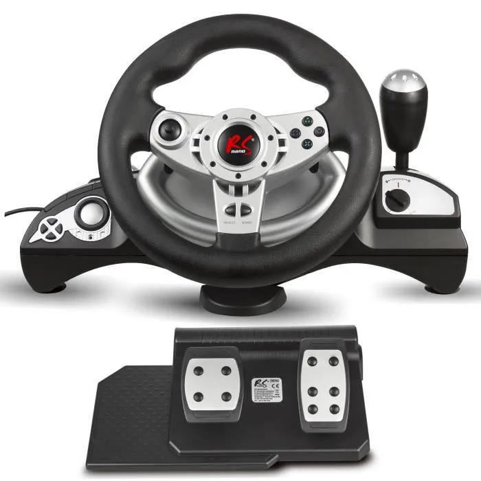 Acheter Volant de course de jeu NanoRS RS700 avec pédale 8en1 Reconditionné - 51,60 € Volant de course de jeu NanoRS RS700 avec pédale 8en1 Reconditionné reconditionné disponible sur Cdiscount Seconde Vie