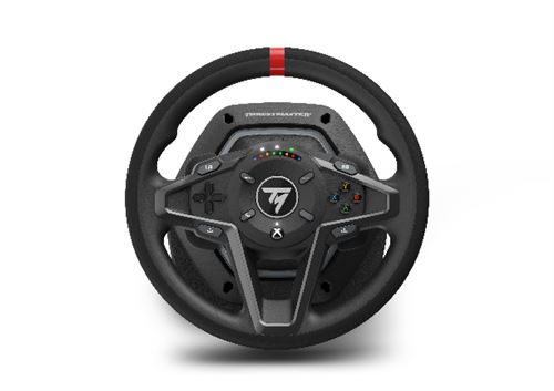 Volant gaming de course à retour de force Thrustmaster T128 Noir et Gris + Pédales Magnétiques pour PS4/PS5/PC État correct Thrustmaster reconditionné disponible sur Fnac