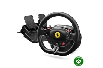 Volant gaming T98 Ferrari 296 GTS + Pédalier T2PM Noir pour Xbox Series XS Xbox One et PC Bon état Thrustmaster reconditionné disponible sur Darty