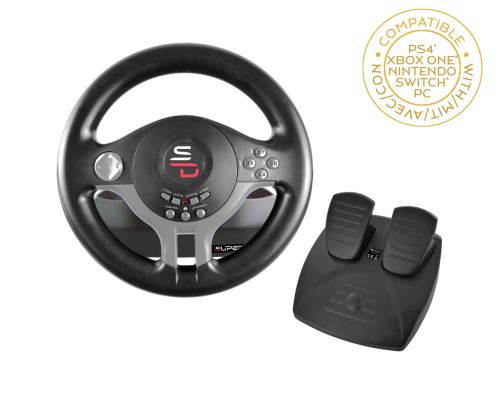 Volant Noir Subsonic Driving Wheel pour console État correct Subsonic reconditionné disponible sur Fnac