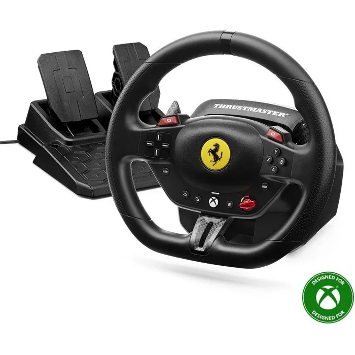 Acheter Volant + pédalier - THRUSTMASTER - T98 Ferrari 296 GTS - Pour XBOX et PC - Noir Reconditionné - 79,00 € Volant + pédalier - THRUSTMASTER - T98 Ferrari 296 GTS - Pour XBOX et PC - Noir Reconditionné Thrustmaster reconditionné disponible sur Cdiscount Seconde Vie