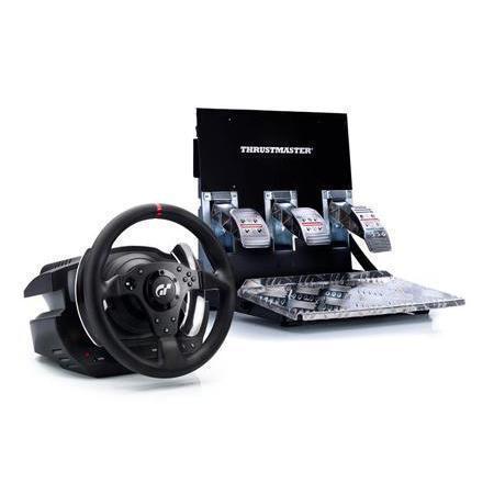Voir photo 1 de Volant PlayStation 3 Thrustmaster T500rs | Dero Volant PlayStation 3 Thrustmaster T500rs Reconditionné Thrustmaster reconditionné | Dero