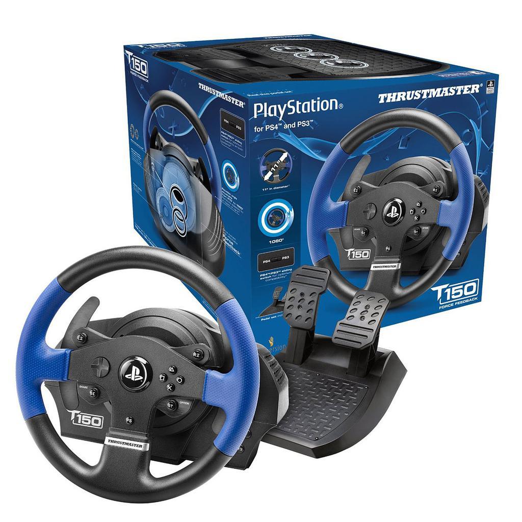 Volant PlayStation 4 Thrustmaster T150 Force Feedback Reconditionné Thrustmaster reconditionné disponible sur Backmarket