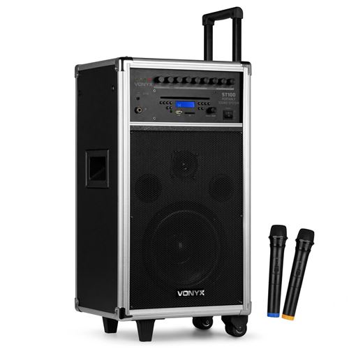 Vonyx ST100 MK2 Système Sono Portable 8 Bluetooth/CD/MP3, Enceinte Active 8 État correct Vonyx reconditionné disponible sur Fnac