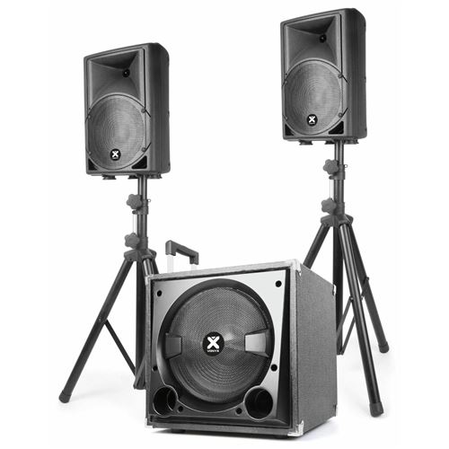 Vonyx VX800BT - Système Triphonique 2.1, Caisson de Basse 800W, BT/USB/SD/AUX État correct Vonyx reconditionné disponible sur Fnac