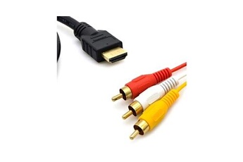 Vshop 1. 5m hdmi mâle vers 3 rca av câble adaptateur transmetteur de signal Bon état - 11,99 € Vshop 1. 5m hdmi mâle vers 3 rca av câble adaptateur transmetteur de signal Bon état N/A reconditionné disponible sur Darty