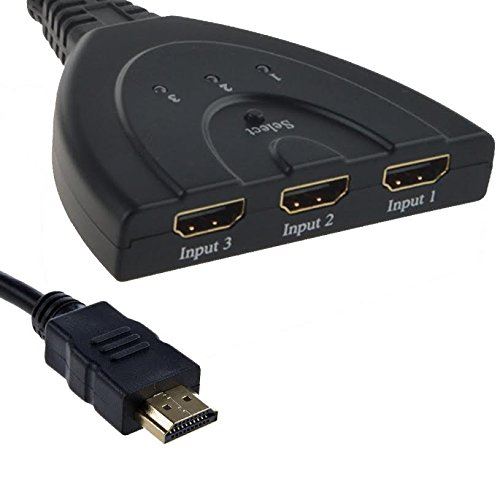 VSHOP® HDMI Switch 4k, Switch HDMI Sélecteur 3-Port Switcher HDMI Splitter, Câble Commutateur Hdmi Prend en Charge 4K/1080P/3D Pour Xbox PS3 PS4 Roku Fire TV Blue-Ray DVD Player(3 Entrées 1 Sortie) État correct N/A reconditionné disponible sur Fnac
