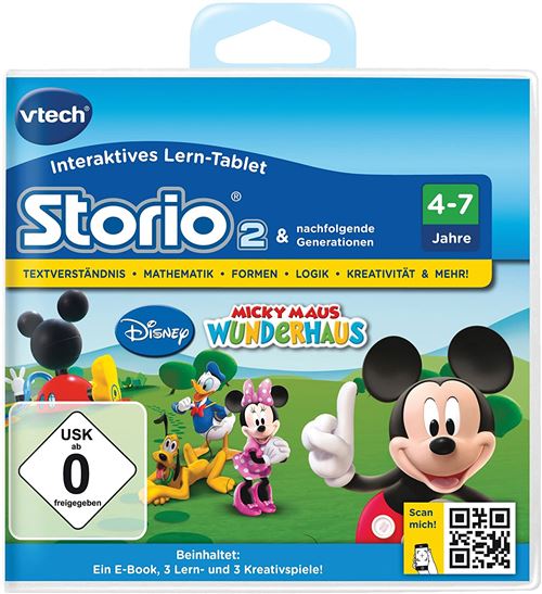 VTech 80-230404 Jeu éducatif pour Storio 2, Storio 3S Thème : la Maison de Mickey [Français Non Garanti] État correct VTech reconditionné disponible sur Fnac