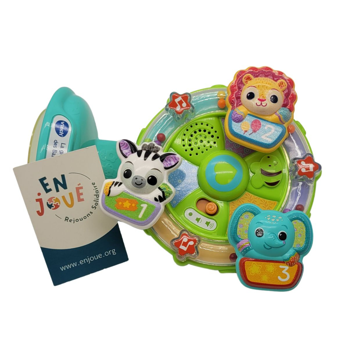 Voir photo 2 de Vtech La Grande Roue Des Baby Loulous à partir de 6 mois. Vtech La Grande Roue Des Baby Loulous à partir de 6 mois. Très bon état reconditionné photo 2