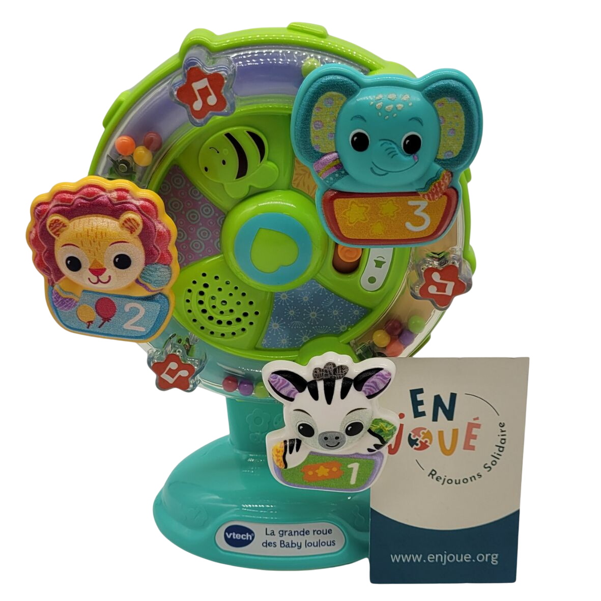 Acheter Vtech La Grande Roue Des Baby Loulous à partir de 6 mois. Très bon état - 10,00 € Vtech La Grande Roue Des Baby Loulous à partir de 6 mois. Très bon état reconditionné disponible sur Label Emmaüs