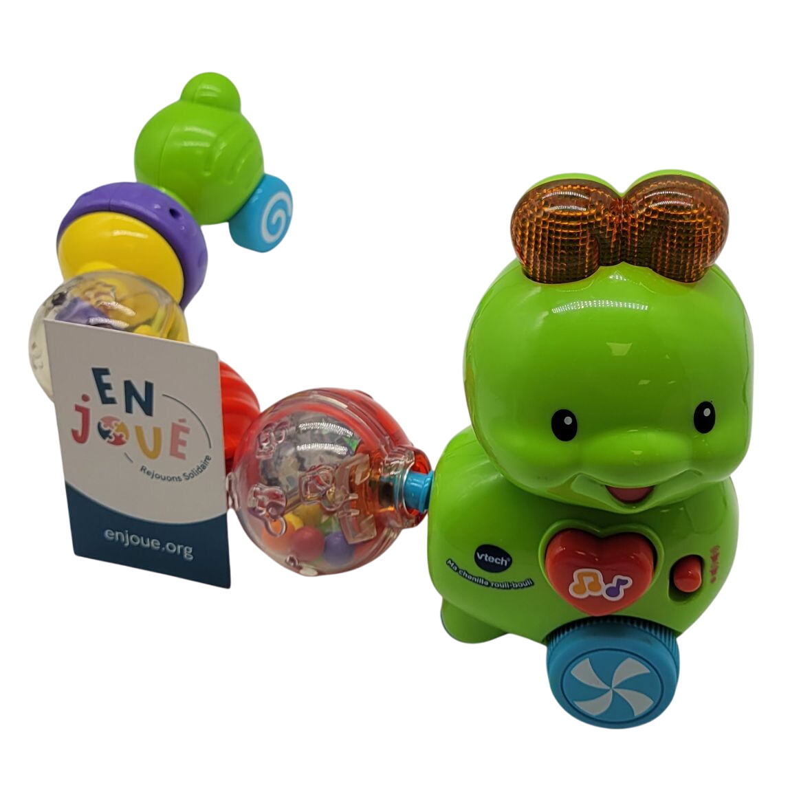 Acheter VTech Ma chenille rouli-bouli Dès 12 mois. Bon état - 10,00 € VTech Ma chenille rouli-bouli Dès 12 mois. Bon état reconditionné disponible sur Label Emmaüs