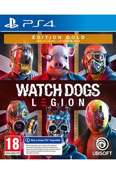 Watch Dogs Legion Edition Gold PS4 Très bon état Ubisoft reconditionné disponible sur Darty