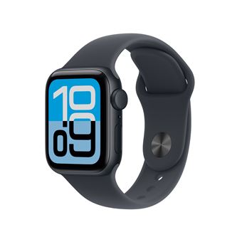 Watch SE 3 (2025) GPS + Cellular 40mm Boitier en Aluminium Minuit avec Bracelet Sport Minuit- S/M - Excellent état Parfait état Apple reconditionné disponible sur Pixmania