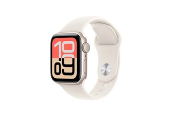 Watch SE 3 GPS 40mm Boitier en Aluminium Lumiere Stellaire avec Bracelet Sport Lumiere Stellaire - S/M Très bon état Apple reconditionné disponible sur Darty