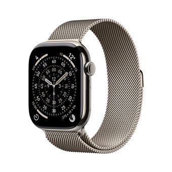 Watch Series 11 (2025) GPS + Cellulaire Boitier de 46mm en Titane Naturel avec bracelet Milanais - M/L - Très bon état Très bon état Apple reconditionné disponible sur Pixmania
