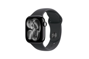 Watch Series 11 GPS 42mm Boitier en Aluminium Noir de Jais avec Bracelet Sport Noir - M/L Très bon état Apple reconditionné disponible sur Darty