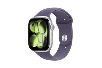 Watch Series 11 GPS 46mm Boitier en Aluminium Argent avec Bracelet Sport Brume Violette - S/M Très bon état Apple reconditionné disponible sur Darty