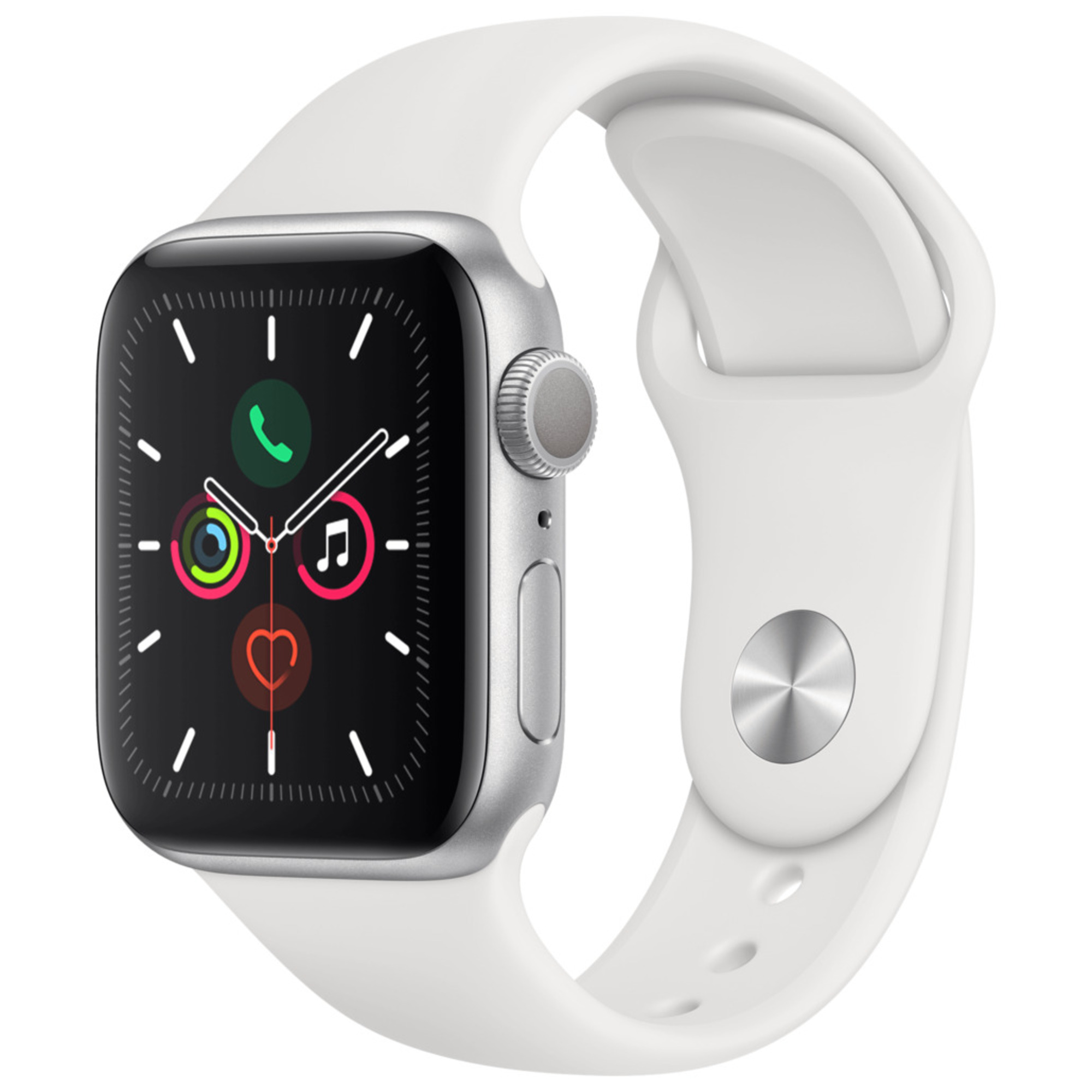 Watch Series 5 Montres Connectée 40 mm GPS Lithium-ion Aluminium Blanco - Bon état Bon état Apple reconditionné disponible sur Pixmania