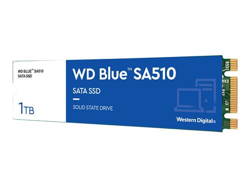WD Blue SA510 WDS100T3B0B - SSD - 1 To - interne - M.2 2280 - SATA 6Gb/s - bleu État correct N/A reconditionné disponible sur Fnac