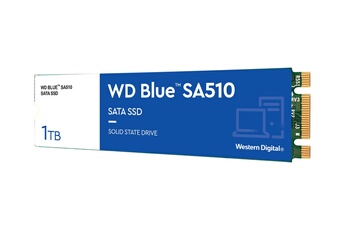 WD Blue SA510 WDS100T3B0B - SSD - 1 To - interne - M.2 2280 - SATA 6Gb/s - bleu Bon état Western Digital reconditionné disponible sur Darty