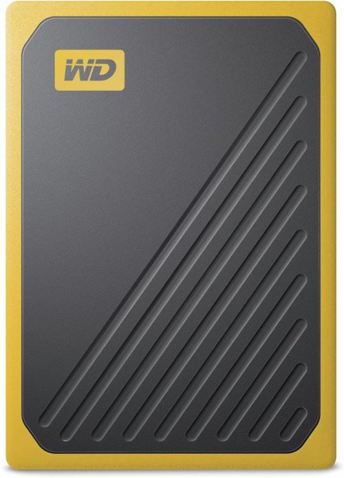 WD My Passport Go WDBMCG5000AYT - SSD - 500 Go - externe (portable) - USB 3.0 - noir avec bordure ambre État correct N/A reconditionné disponible sur Fnac